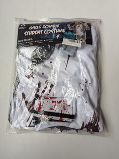 Student Zombie Girl Costume, New in Bag, Size 6-8
