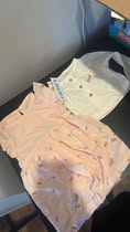 #29 Girls 9mo Pink dress and matching sweater set EUC