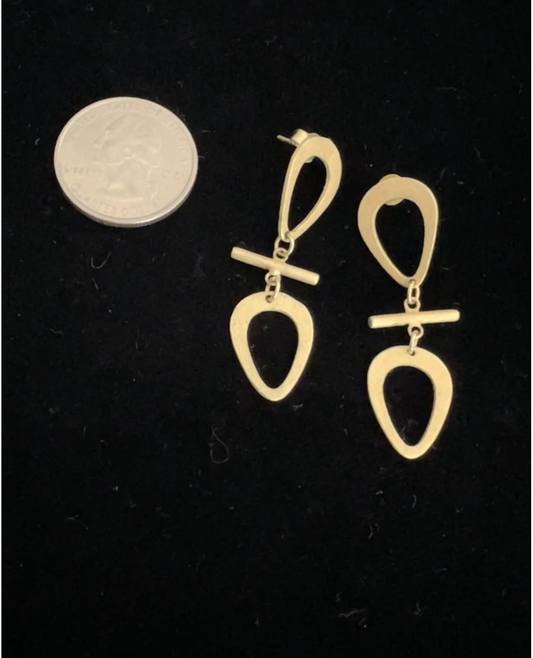 #176 - boutique gold earrings