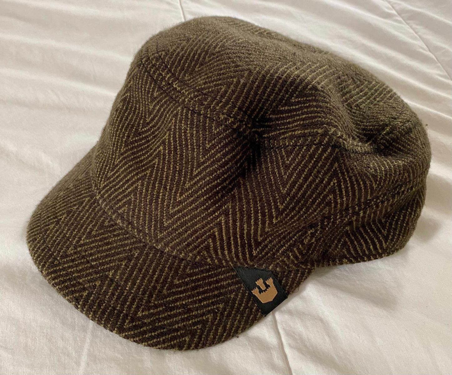 #95B VGUC Gooring Bros Brown Wool Paperboy Hat