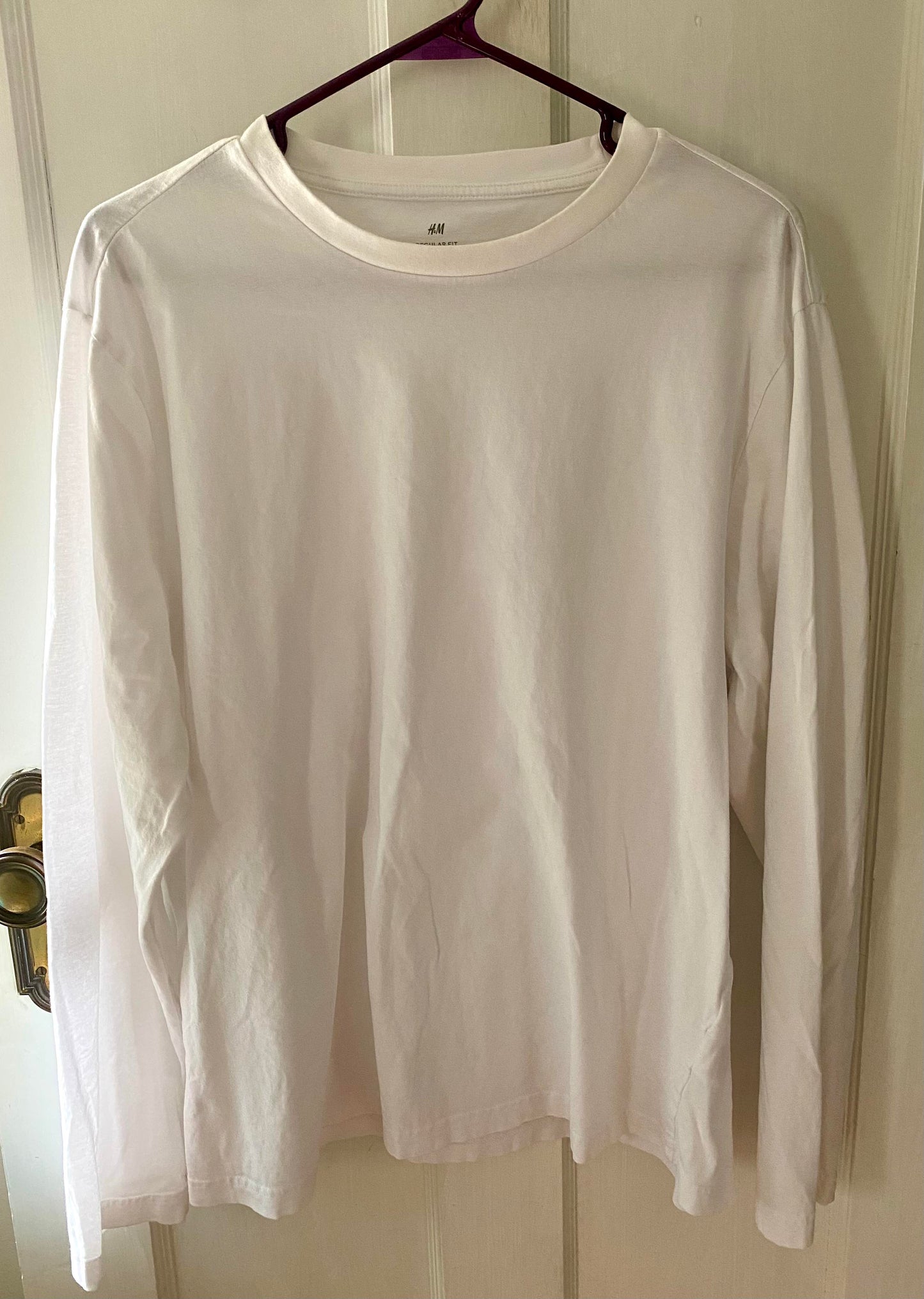 #95B EUC H&M long sleeve white, Men's XL