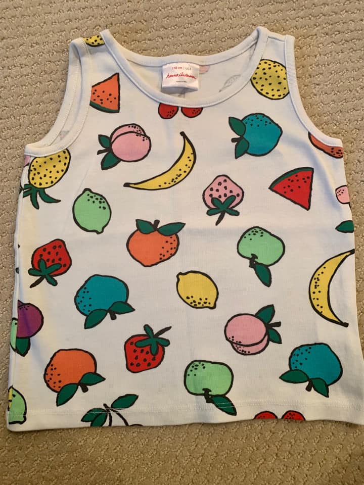 Hanna Andersson/Girl's Fruit Tank/Size 110 (5)