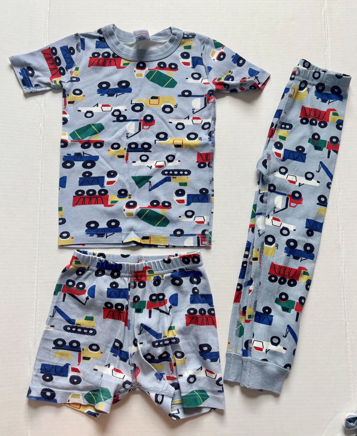 #154 Hanna Andersson Vehicle Pajama Bundle Boys 5 EUC