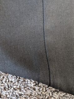 Haggar Men's Dress Pant Slim Fit 33x30 Charcoal Grey EUC