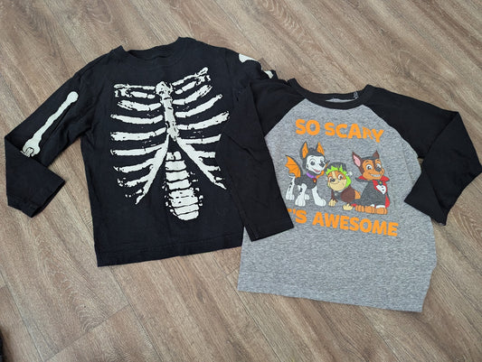 #144 - Boys Halloween Shirts Size 4T