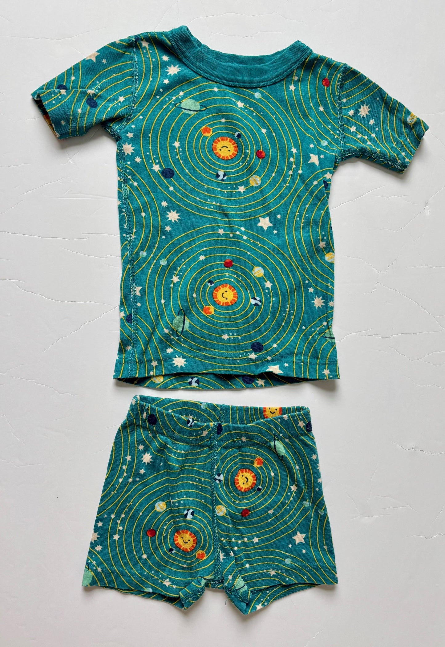 #43 Hanna Andersson Short Pajamas Boys or Girls 4t VGUC