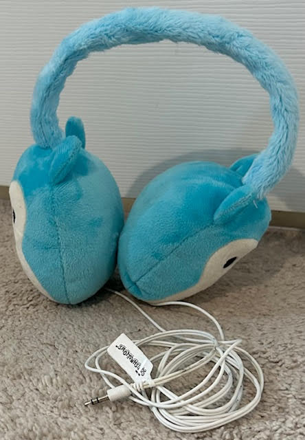 Squishmallows Plush Headphones Aux-in Wired - Winston Blue Owl