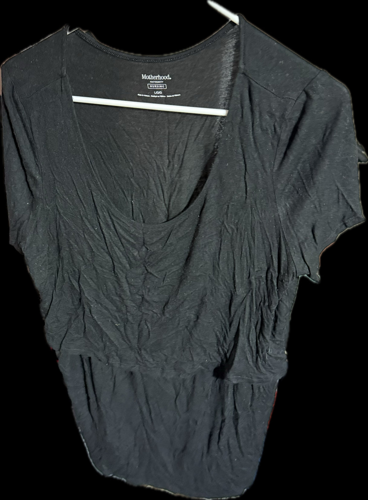 #20 Motherhood Maternity nursing top size L GUC