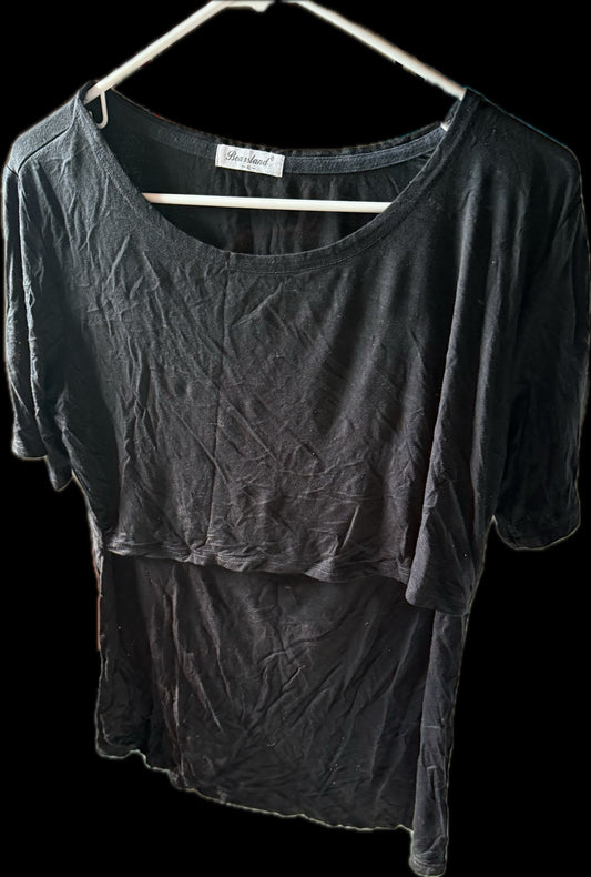 #20 REDUCED!! Bearsland black nursing top size XL GUC