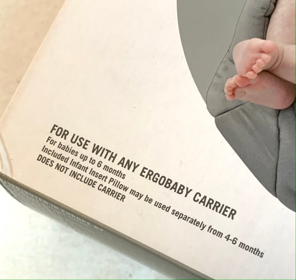 Seller #151 - REDUCED -  Ergobaby Infant Insert - New