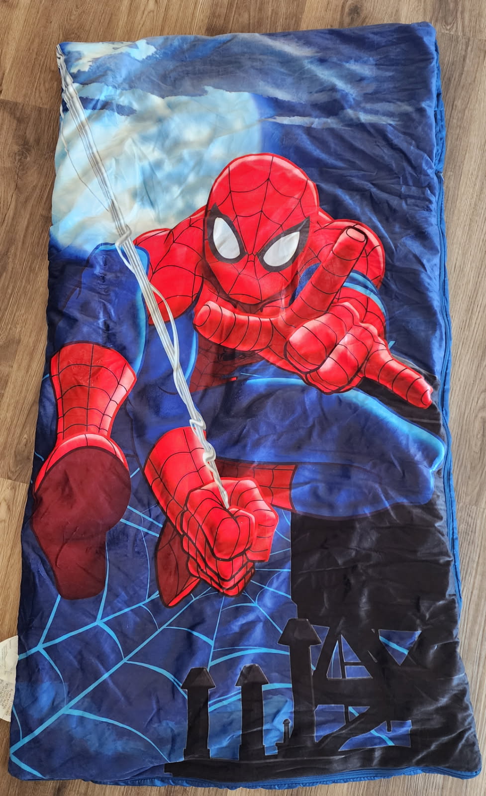 #137 Spider-Man kids sleeping bag (never used)