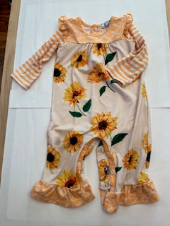 #36 Little Millie 6 month Sunflower Outfit