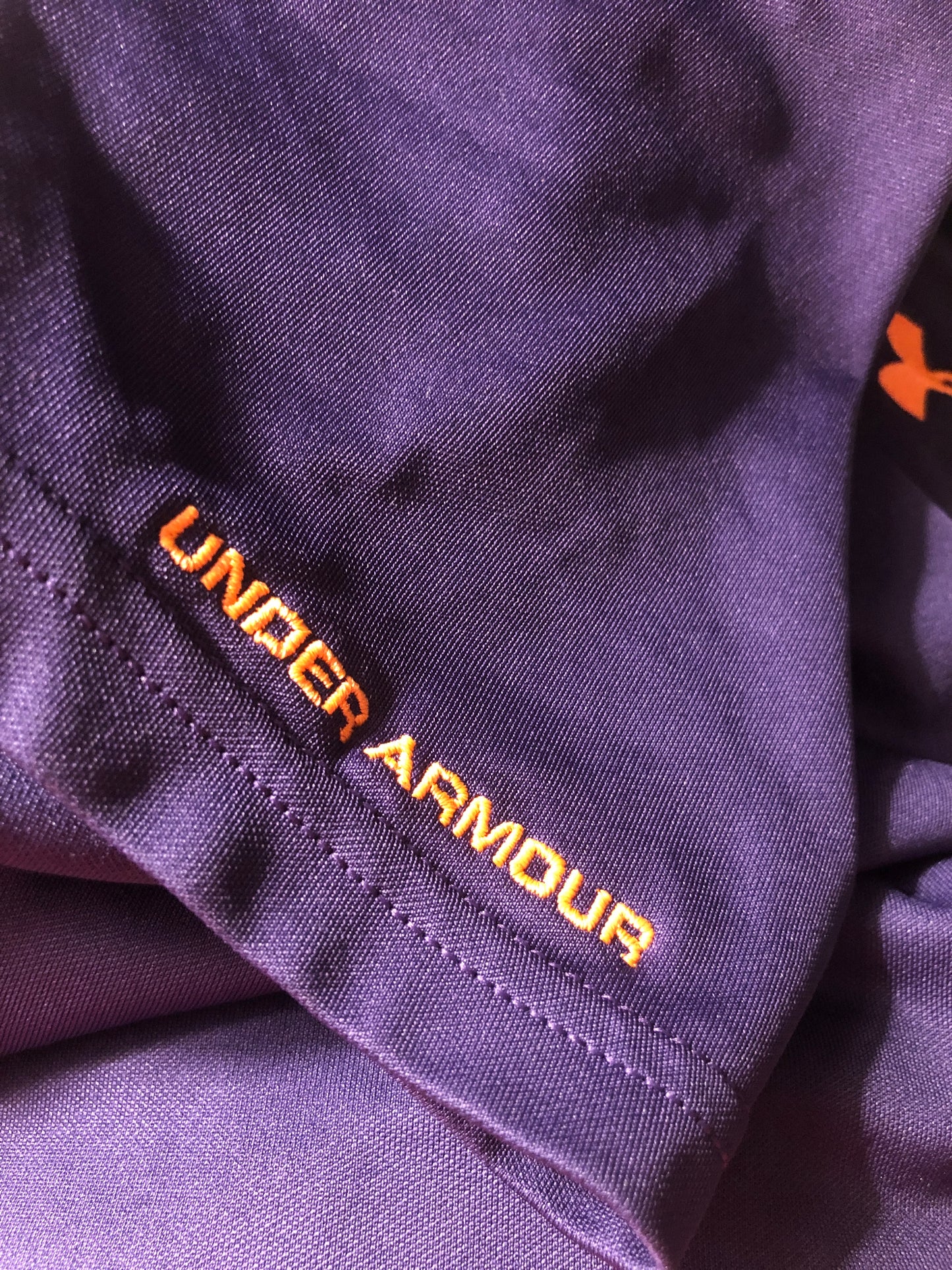 Y XL Under Armour Golf Shirt Polo- boy purple