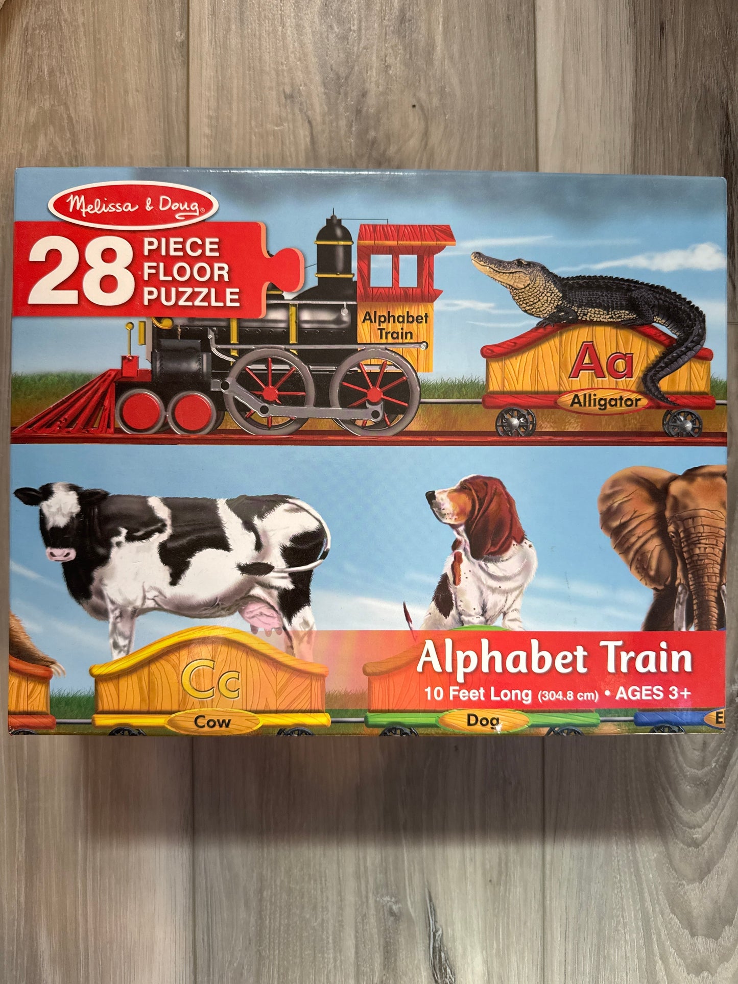 Seller #149 Melissa and Doug alphabet train floor puzzle reduced