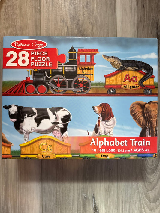 Seller #149 Melissa and Doug alphabet train floor puzzle reduced