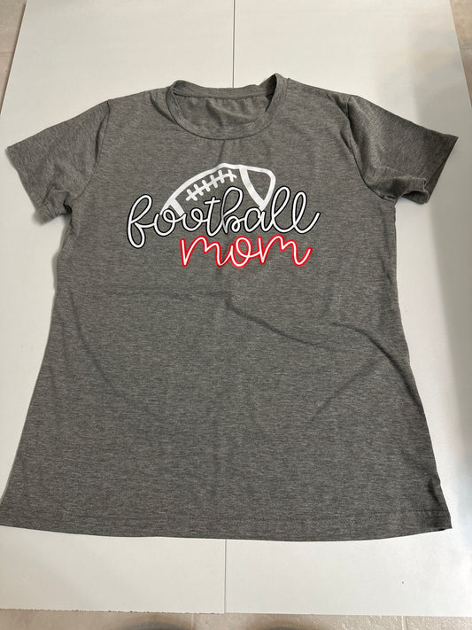 #133 Sz Small Football Mom TShirt