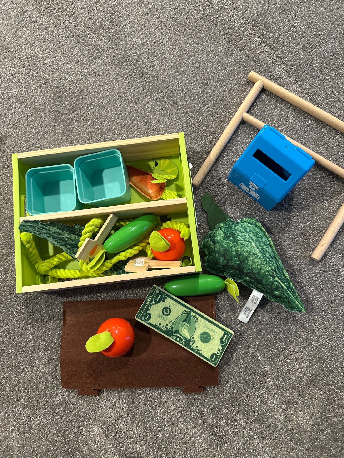 #133 Fischer Price Farm Market Stand