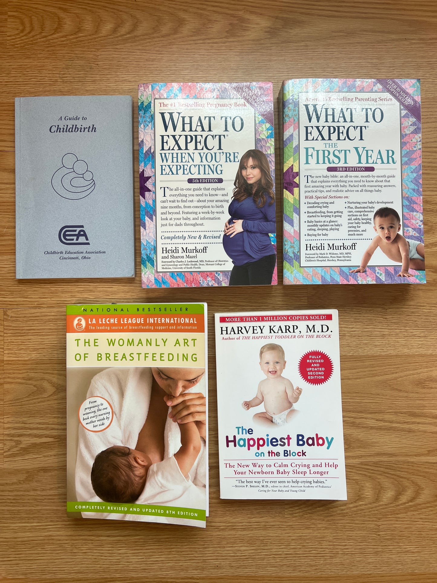 89A Book bundle on pregnancy, birth, breastfeeding, first year and sleep!