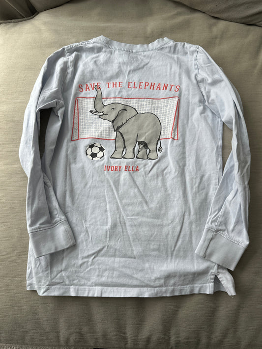 #133 Ivory Ella Sz XS Women’s Tshirt Soccer