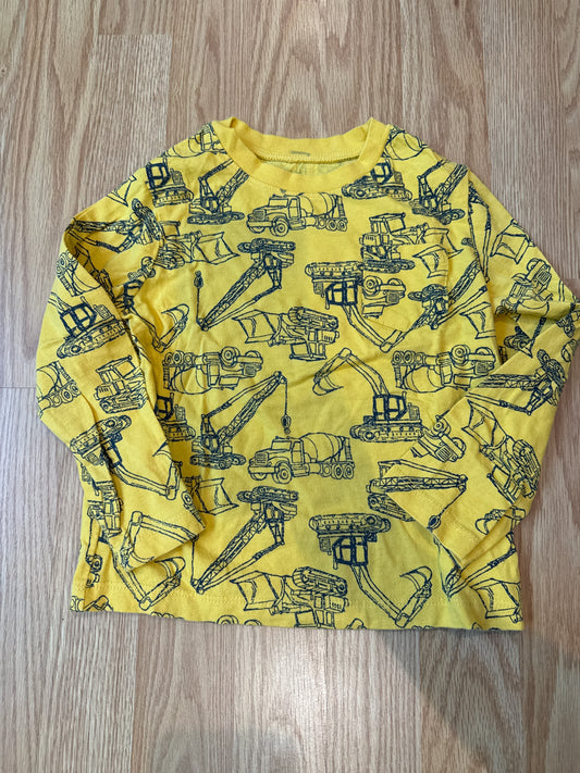 #87 Gap size 3 boys construction pocket tee VGUC