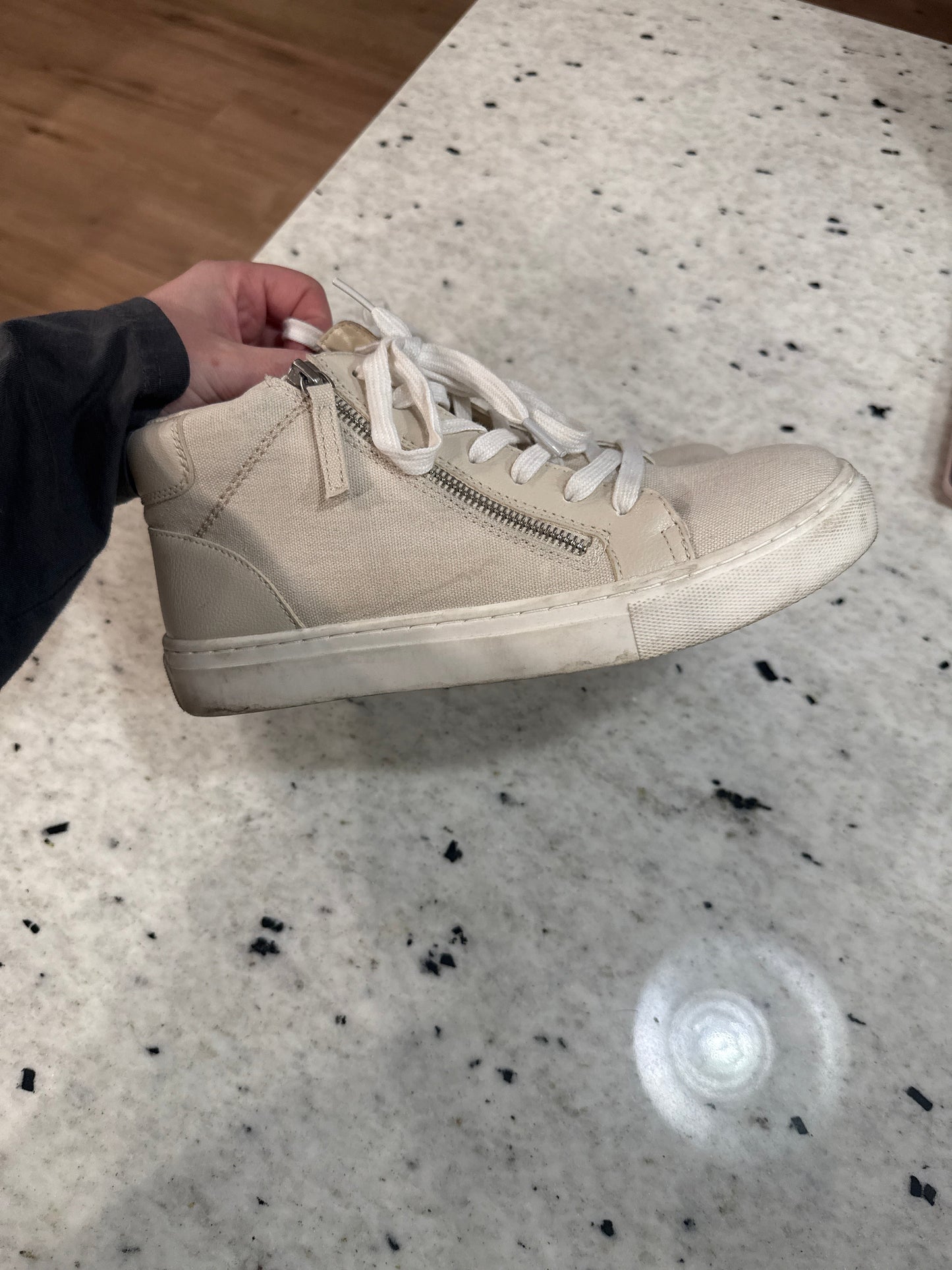 Seller #30 - Women's Size 8.5 Cream High Tops