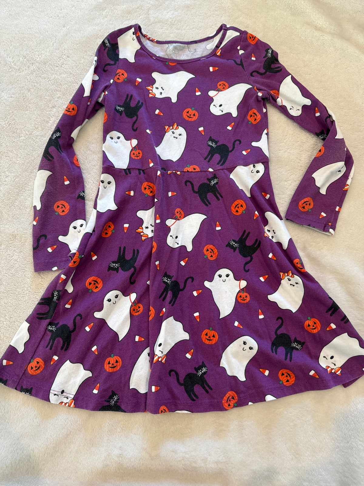 #81 Girls 5 Children’s Place Halloween dress tux very slight wash fade