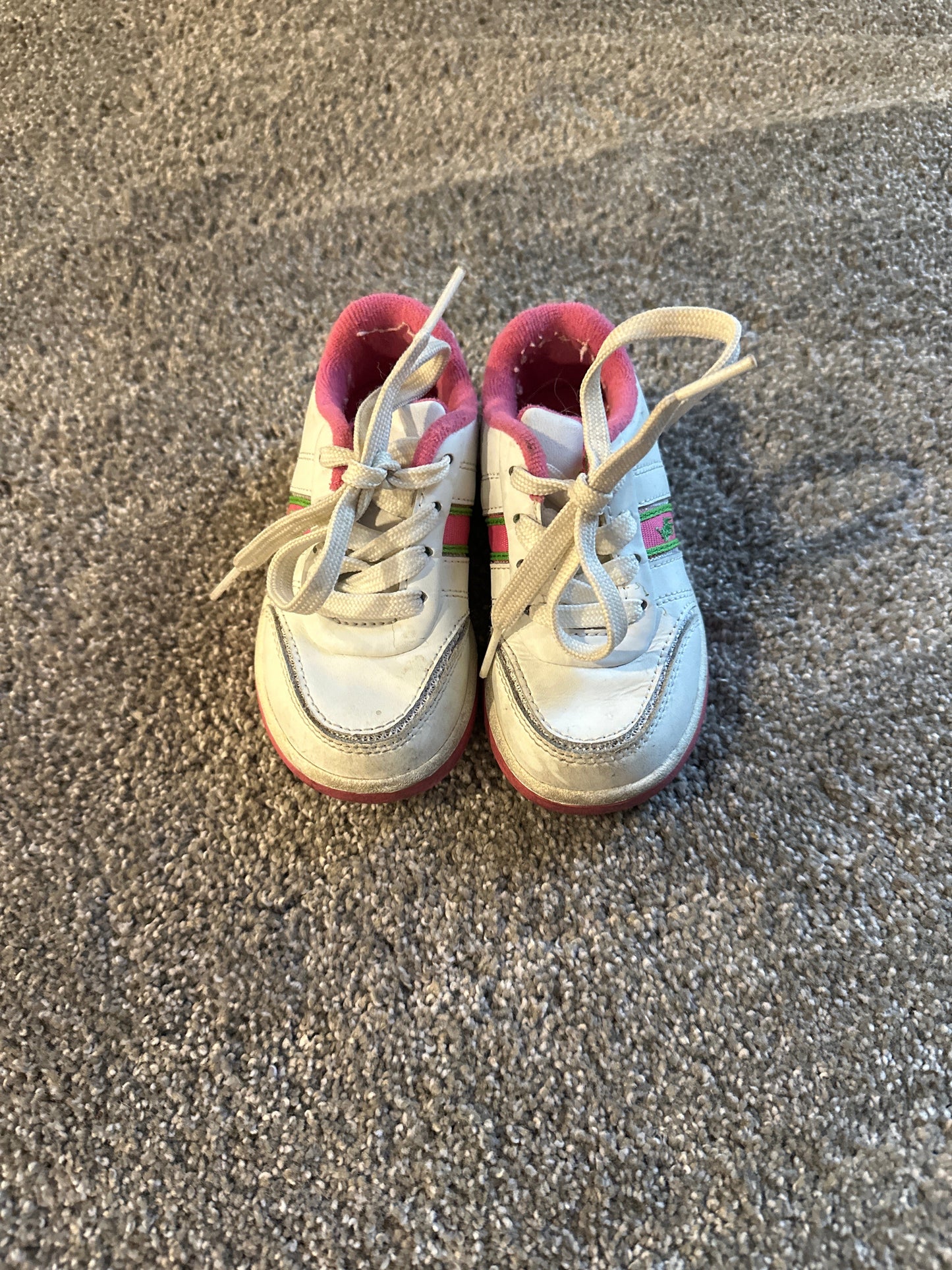 #133 Girls Polo Sz 3 Little Girls Tennis Shoes