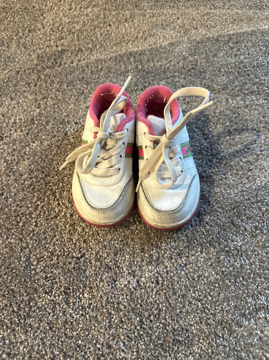 #133 Girls Polo Sz 3 Little Girls Tennis Shoes