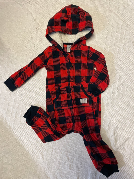 Seller #57 Boys 18 month hooded romper/jumpsuit