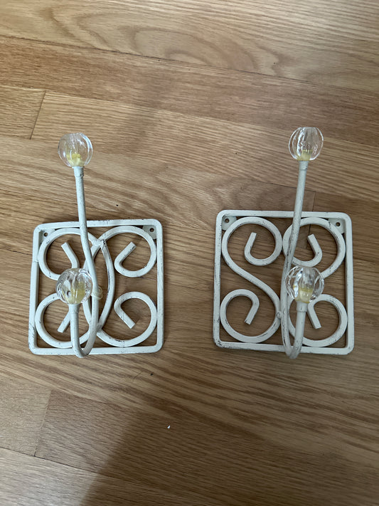 #130 Pottery Barn Wrought Iron Hooks