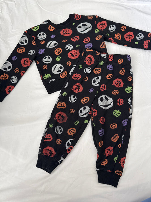 Seller # 19 Disney Nightmare Before Christmas Halloween 2 Piece Outfit 2T