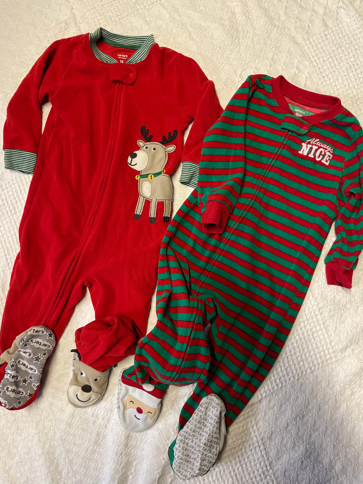 Seller #57 18 month fleece onsie pjs (2)