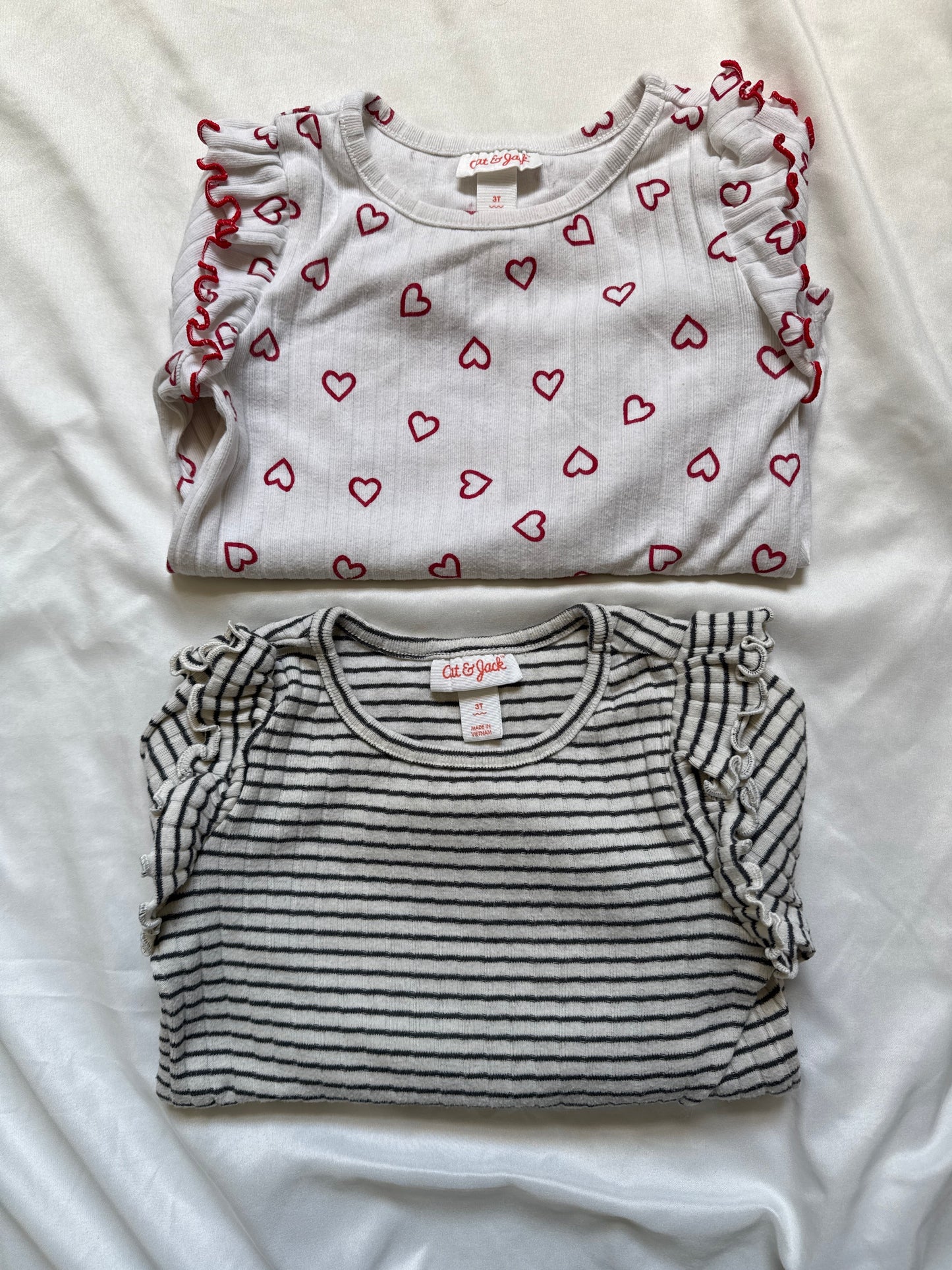 Seller #127 Cat & Jack long sleeve shirt bundle Girls Size 3T