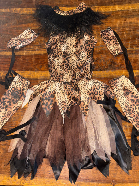#182 size 10+ cave girl costume