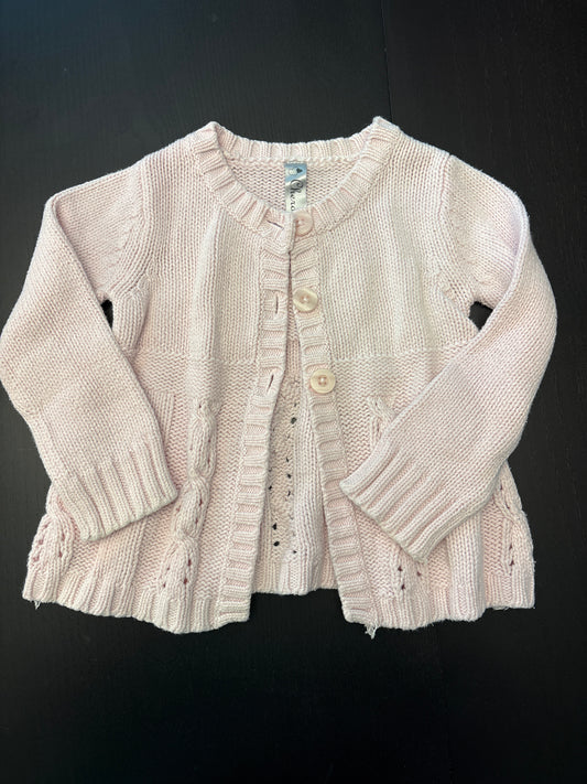 #166 girls Cherokee 2T pink sweater