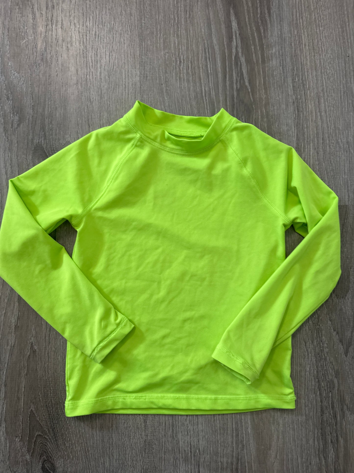 #149 Boys 4/5 cat & Jack Rash guard  neon green