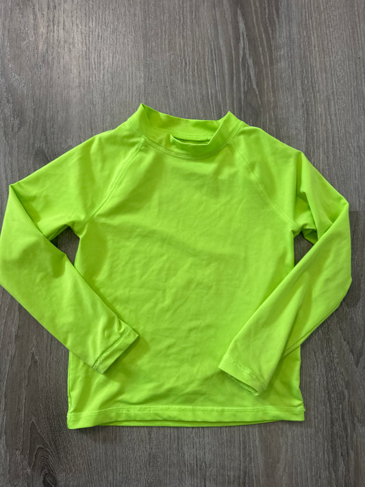 #149 Boys 4/5 cat & Jack Rash guard  neon green