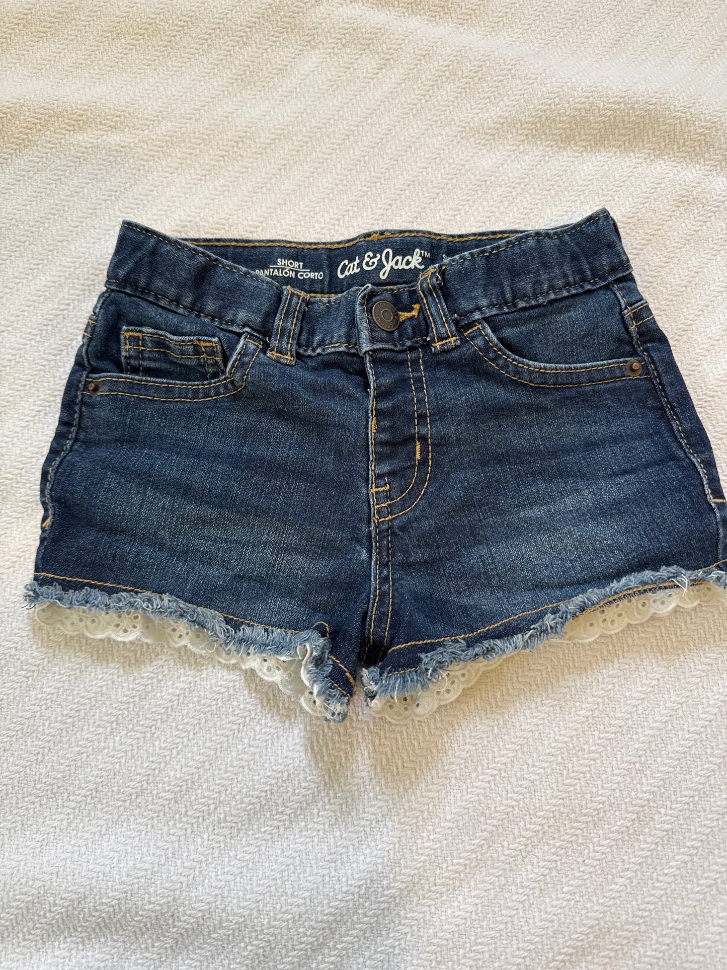 Seller #127 Girls Cat & jack 4T jean shorts