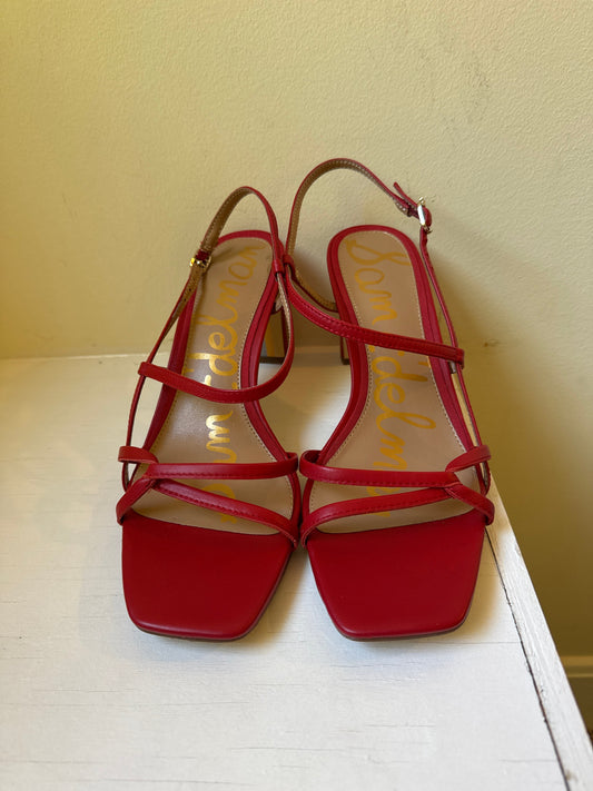 #127 Sam Edelman Strappy Heels Women's 8