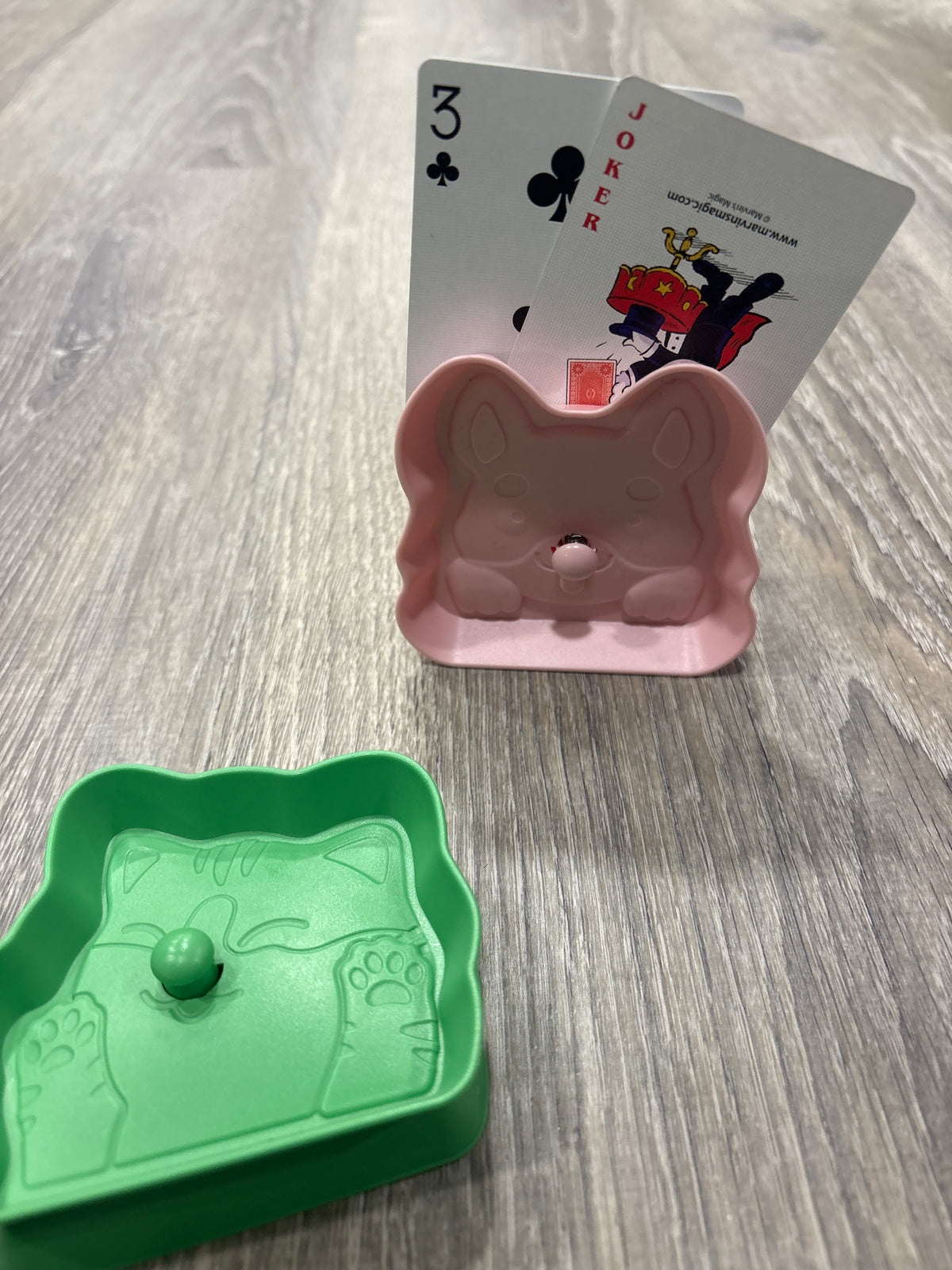#166 kids playing card holders