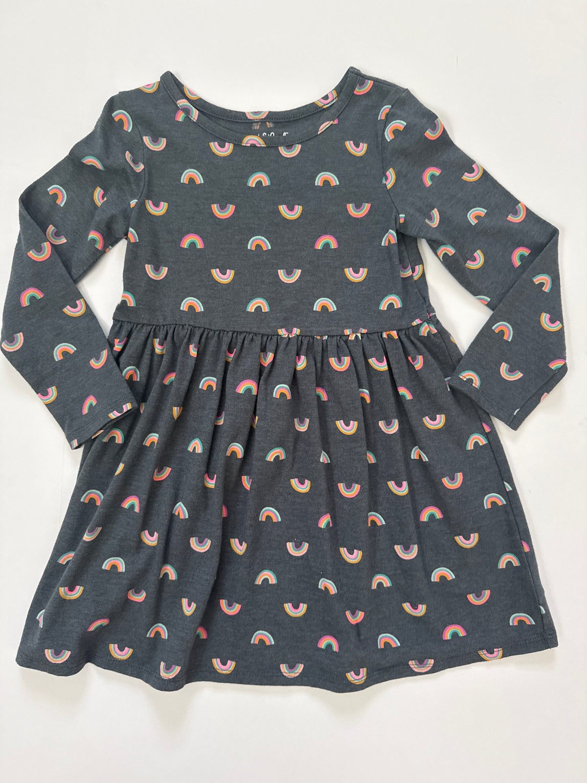 #64 C&J Rainbow Dress Size 5T