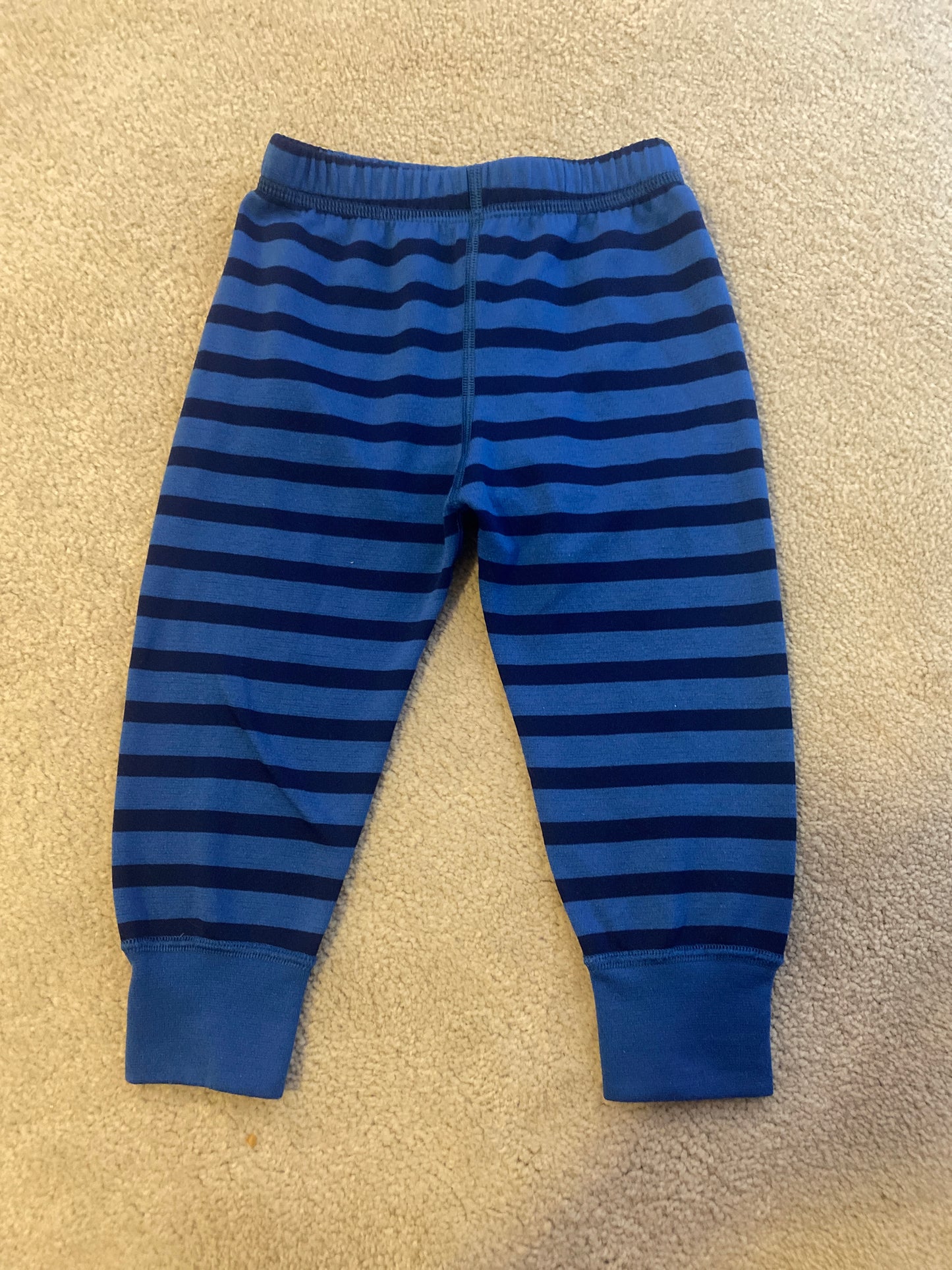 #36 Patagonia 12M Blue Long-sleeve Onesie and Pants Set