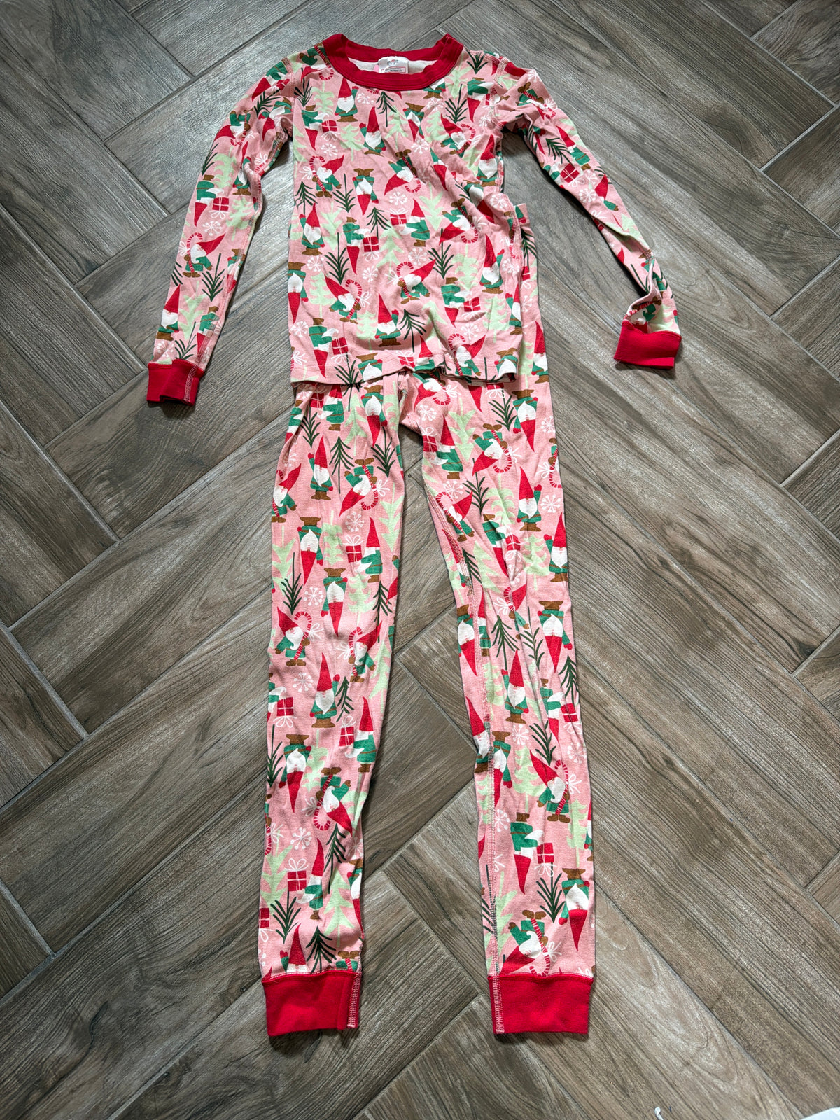 #198 Girls Hannah Anderson gnome pajamas