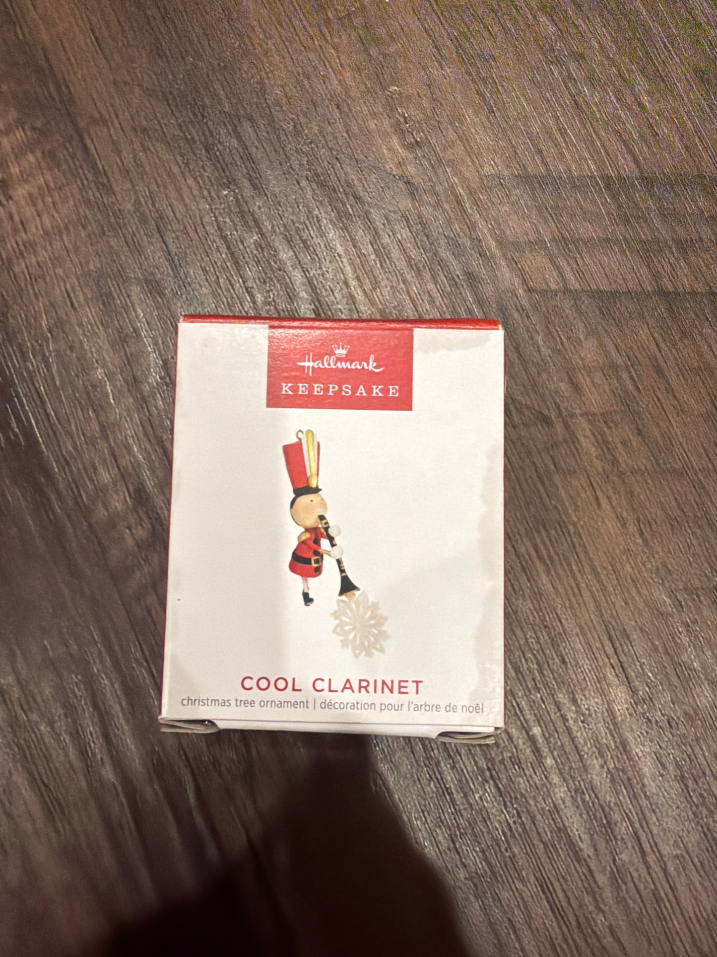 #107 Hallmark Cool clarinet ornament- new