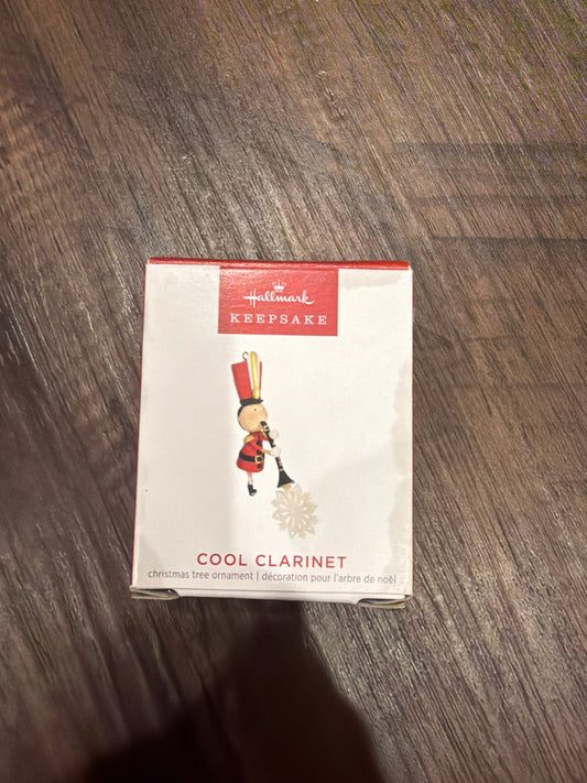 #107 Hallmark Cool clarinet ornament- new
