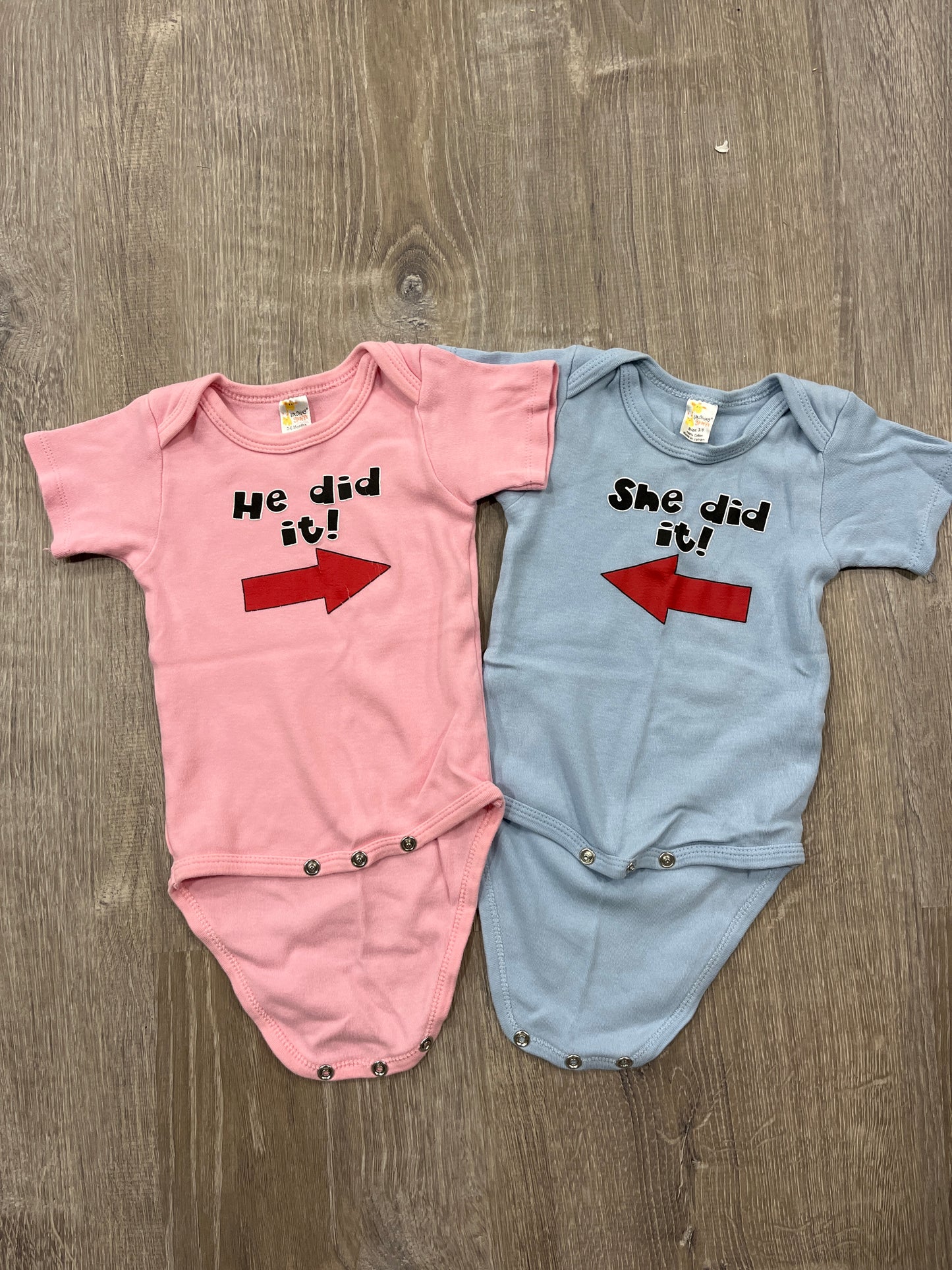 3-6 month twin onesies