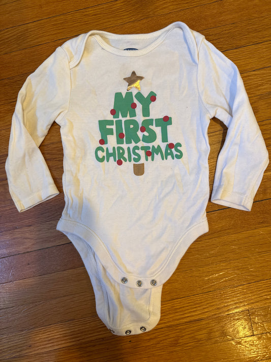 Seller #127 Old navy my first Christmas onesie size 12-18m