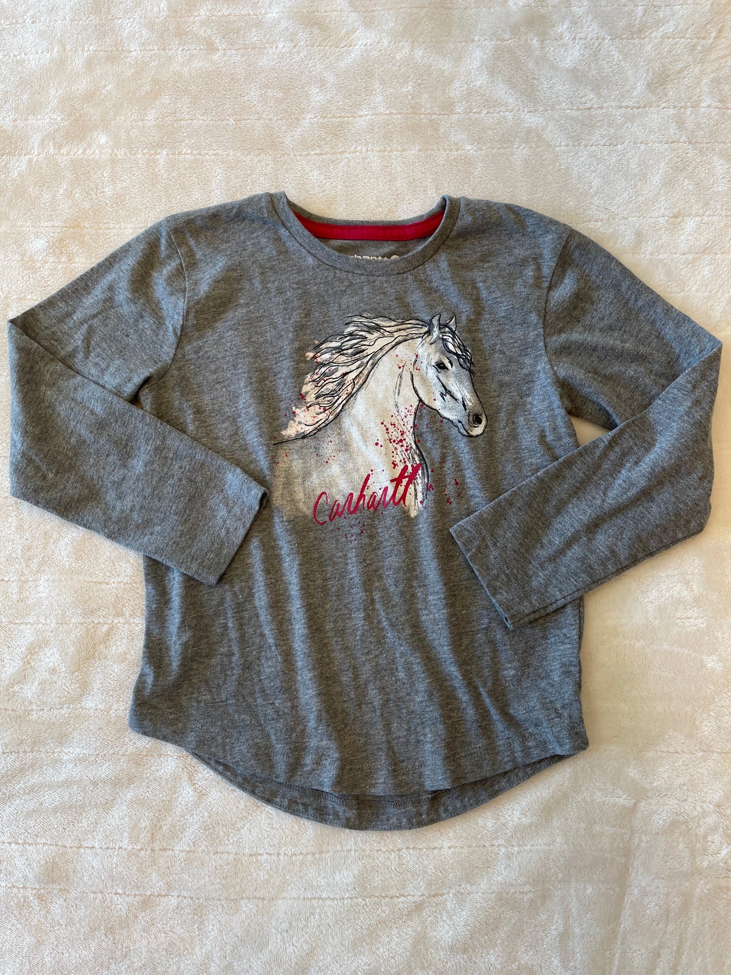 #212 carhartt horse Tshirt size 3T