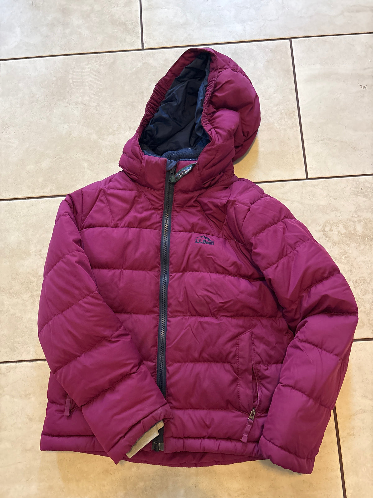 #166 Girls LLBean S/8 winter coat