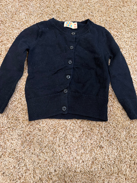 #47 girls 18mo sweater. Black.